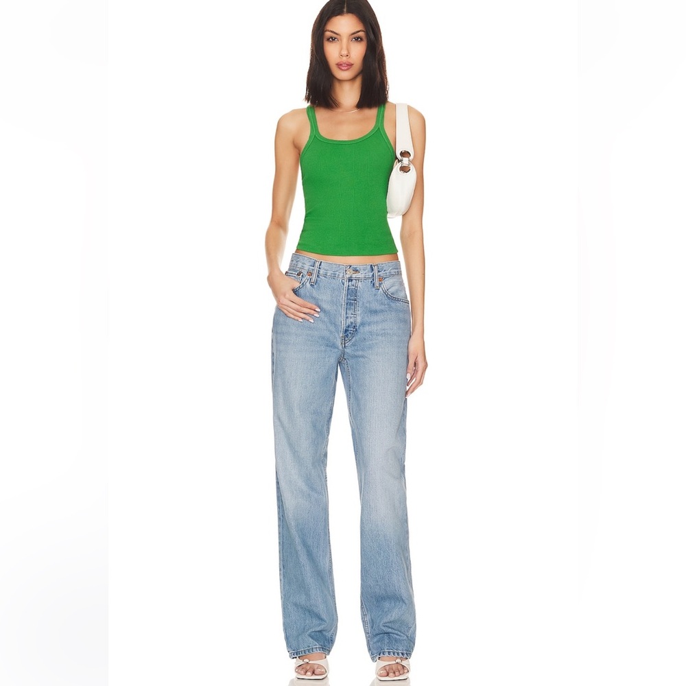 NWT RE/DONE Originals The Long Loose in Wasted Indigo